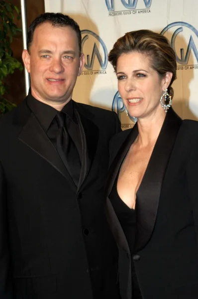 Rita Wilson og Tom Hanks - Stock-foto