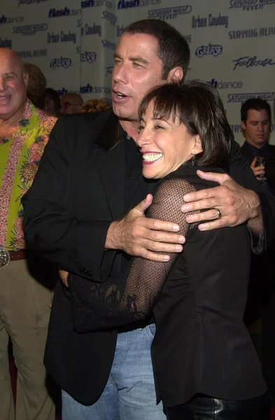 John travolta i didi conn — Zdjęcie stockowe