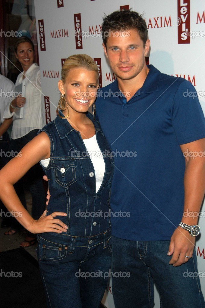 Jessica Simpson and Nick Lachey — Stock Editorial Photo © s_bukley