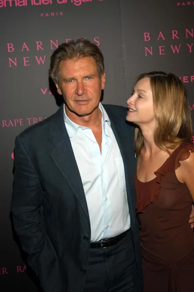 Harrison Ford and Calista Flockhart — Stock Photo, Image