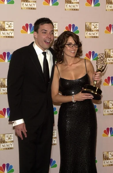 Jimmy fallon ve tina fey — Stok fotoğraf