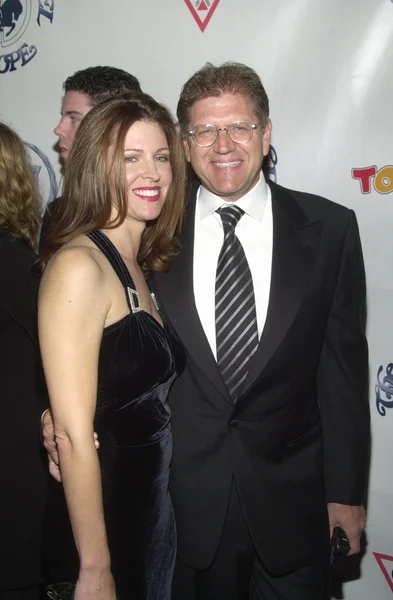Robert Zemeckis y su esposa Leslie —  Fotos de Stock