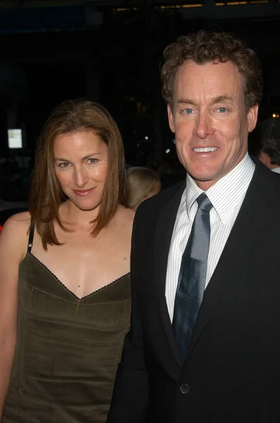 John C. McGinley and date Leslie — Stock Photo, Image