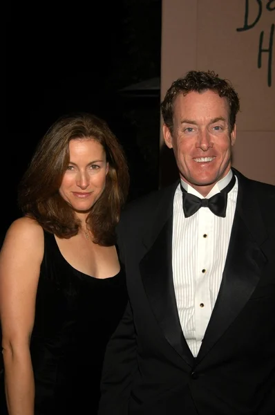 John C. McGinley and wife — Stock Photo, Image