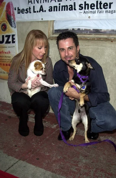 Kathy griffin i jonathan silverman — Zdjęcie stockowe