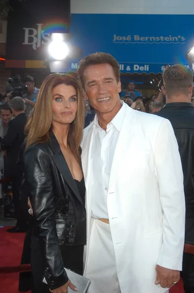 Maria Shriver and Arnold Schwarzenegger — Stock Photo, Image