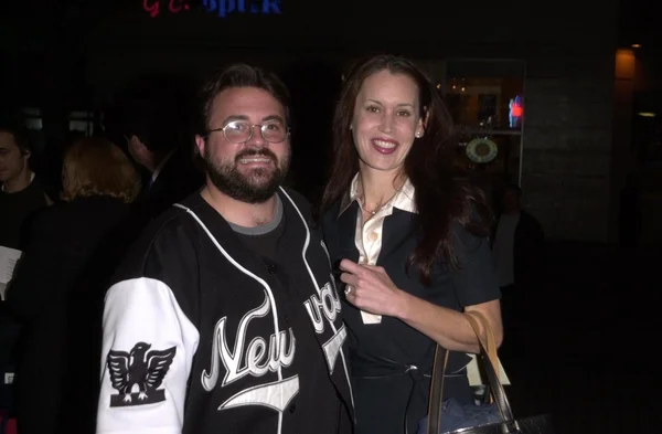 Kevin Smith and wife — Stock Photo, Image