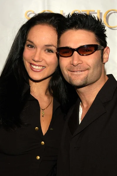 Corey Feldman and wife Susie Sprague — Stock Photo, Image