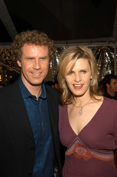 Will Ferrell e la moglie Viveca Paulin — Foto Stock