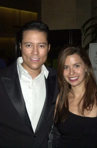 Yancey Arias and wife — Stock Photo, Image