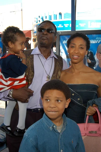 Keith David and family — Stock Photo, Image