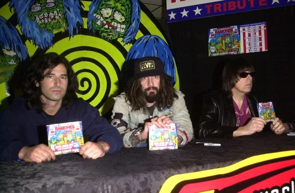 Pete Yorn, Rob Zombie e Johnny Ramone — Fotografia de Stock