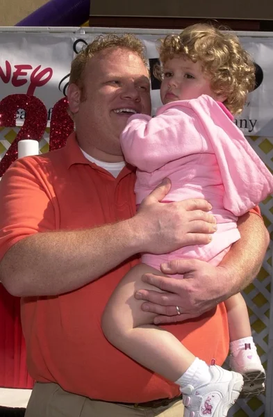 Larrry Joe Campbell and daughter — Stock Photo, Image