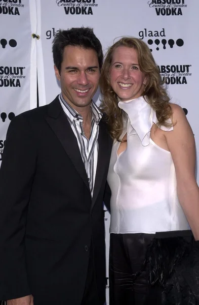 Eric McCormack and wife Janet — Stock Photo, Image