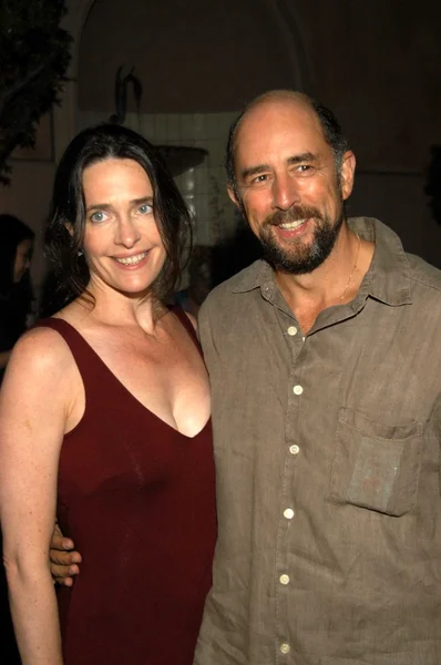 Sheila Kelley and husband Richard Schiff — Stock Photo, Image