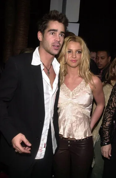 Britney Spears and Colin Farrell — Stock Photo, Image