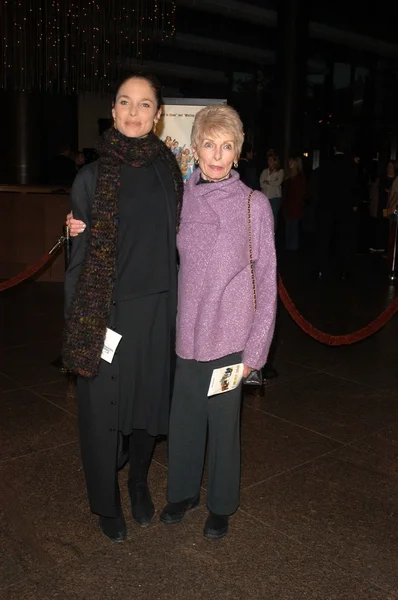 Janet Leigh e a filha Kelly Curtis — Fotografia de Stock