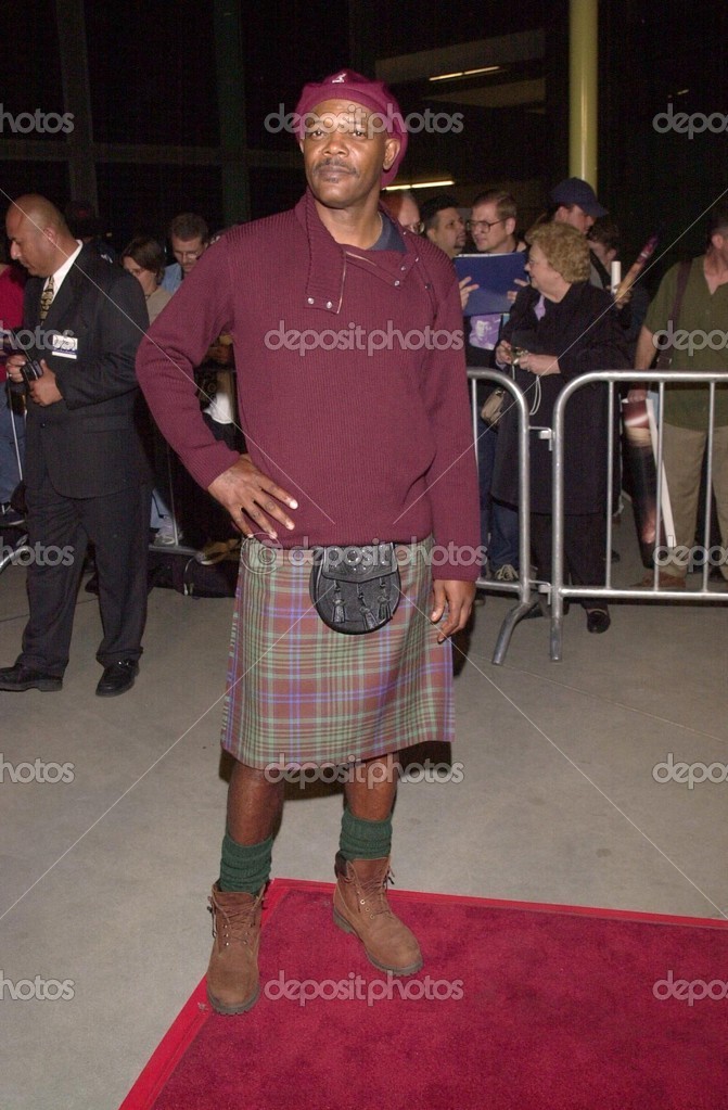 Samuel jackson best sale in a kilt