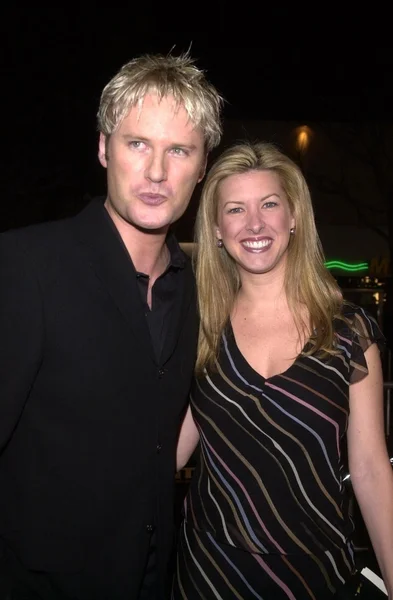 Brian Tyler and date Marcie — Stock Photo, Image