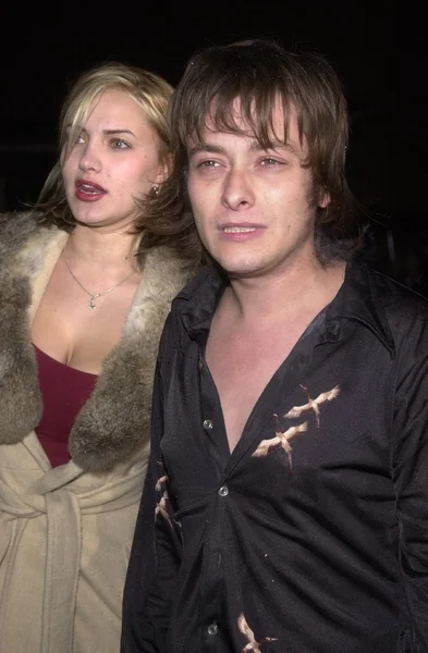 Edward furlong i data liz opłaty — Zdjęcie stockowe