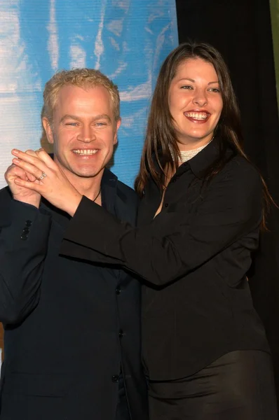 Neal McDonough and date Ruve — Stock Photo, Image