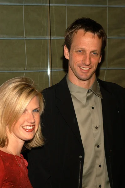 Tony Hawk and wife Erin — Stock Photo, Image