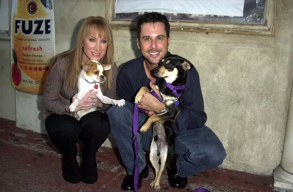 Kathy griffin i jonathan silverman — Zdjęcie stockowe