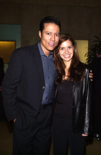 Yancey Arias and wife Anna — Stock Photo, Image