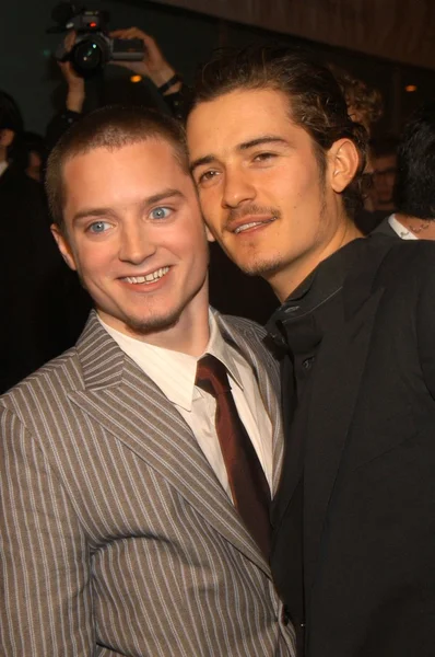 Elijah Wood e Orlando Bloom — Foto Stock