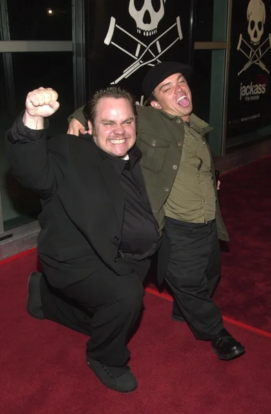 Preston lacy och jason "wee man" acuna — Stockfoto