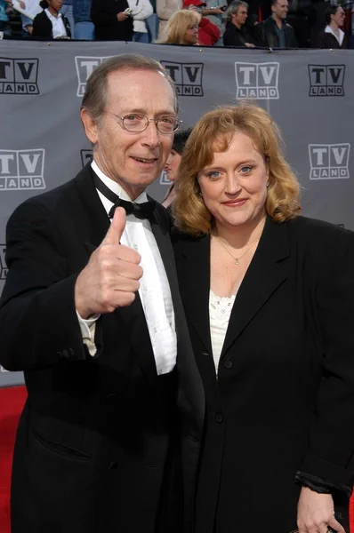 Bernie Kopell and wife — Stock Photo, Image