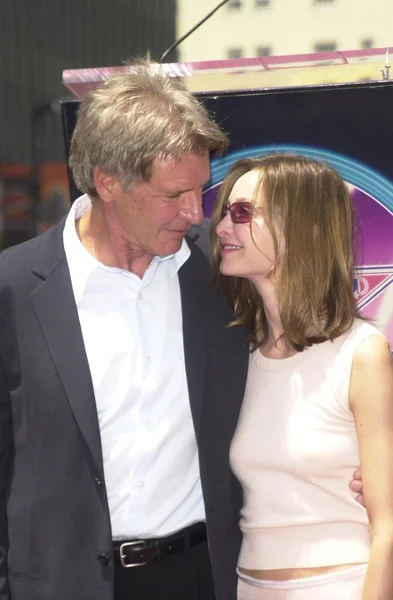 Harrison Ford and Calista Flockhart — Stock Photo, Image