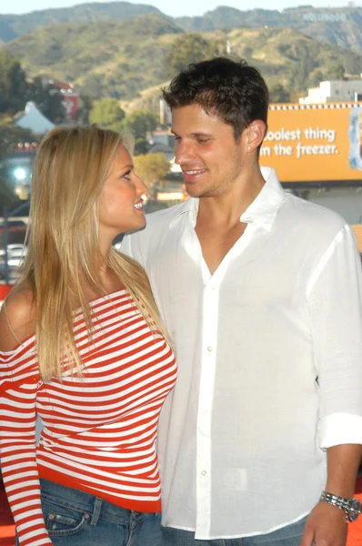 Jessica simpson i nick lachey — Zdjęcie stockowe