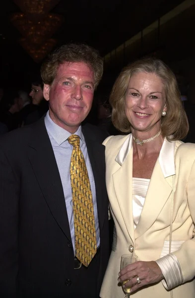 Christie Hefner con Bill Marovitz — Foto Stock
