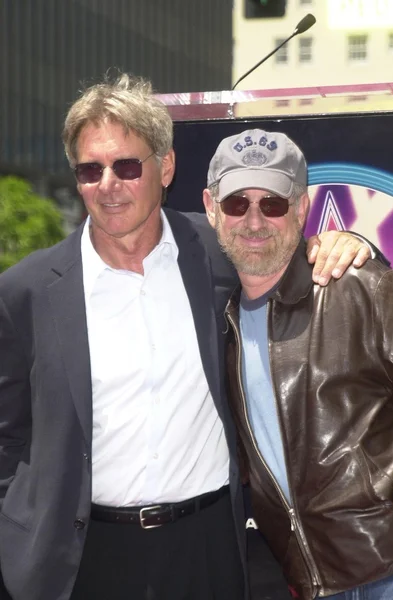 Harrison ford och steven spielberg — Stockfoto