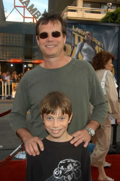 Bill Paxton e il figlio James — Foto Stock