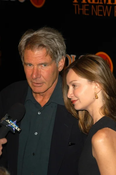 Harrison Ford and Calista Flockhart — Stock Photo, Image