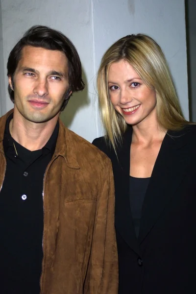 Mira sorvino i olivier martinez — Zdjęcie stockowe