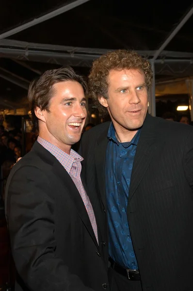 Luke Wilson e Will Ferrell — Fotografia de Stock