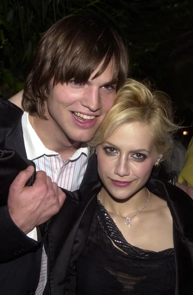 Ashton Kutcher and Brittany Murphy — Stock Photo, Image