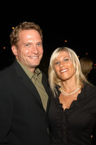 Rex smith und ehefrau courtney schrag — Stockfoto