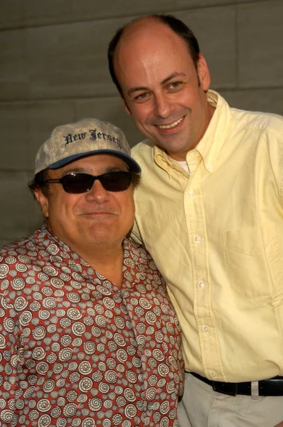 Danny DeVito and Todd Graff — Stock Photo, Image