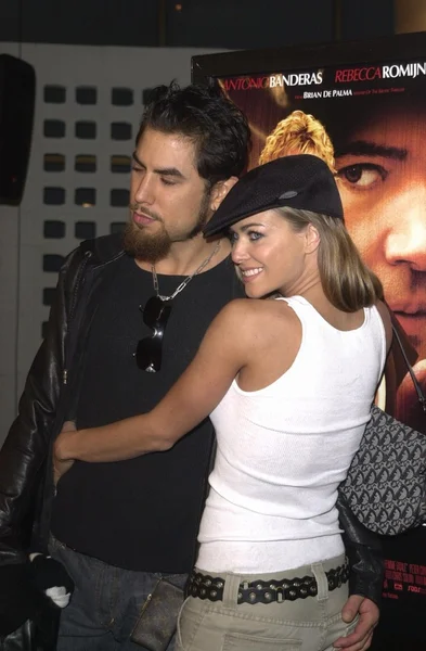 Dave navarro och carmen electra — Stockfoto