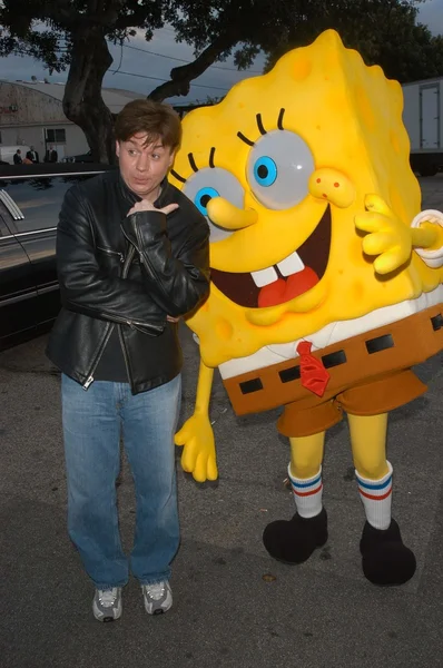 Mike Myers and Sponge Bob — Stock Photo, Image