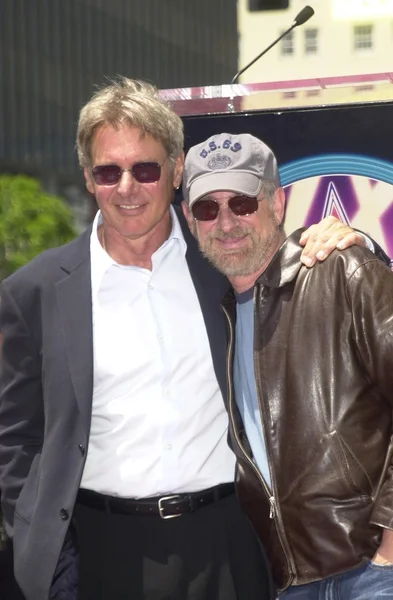 Harrison Ford and Steven Spielberg — Stock Photo, Image