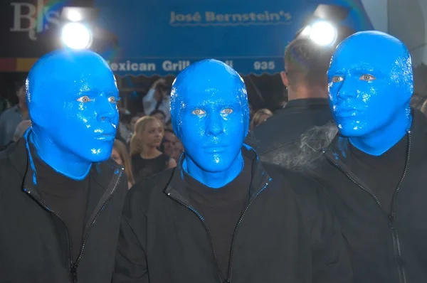 Grupo homem azul — Fotografia de Stock