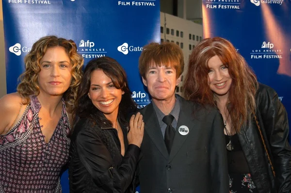 The Bangles and Rodney Bingenheimer — Stock Photo, Image