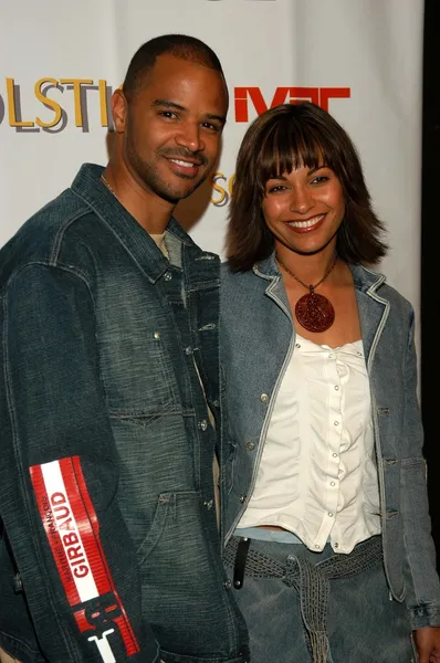 Dondre whitfield ve eşi salli richardson — Stok fotoğraf