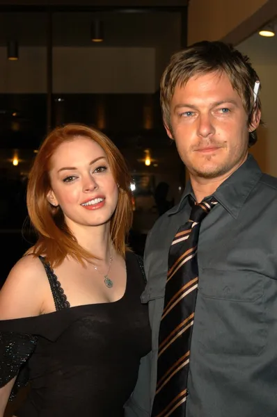 Rose McGowan and Norman Reedus — Stock Photo, Image