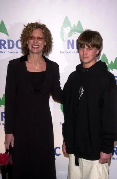 Christine Lahti e seu filho WIlson — Fotografia de Stock